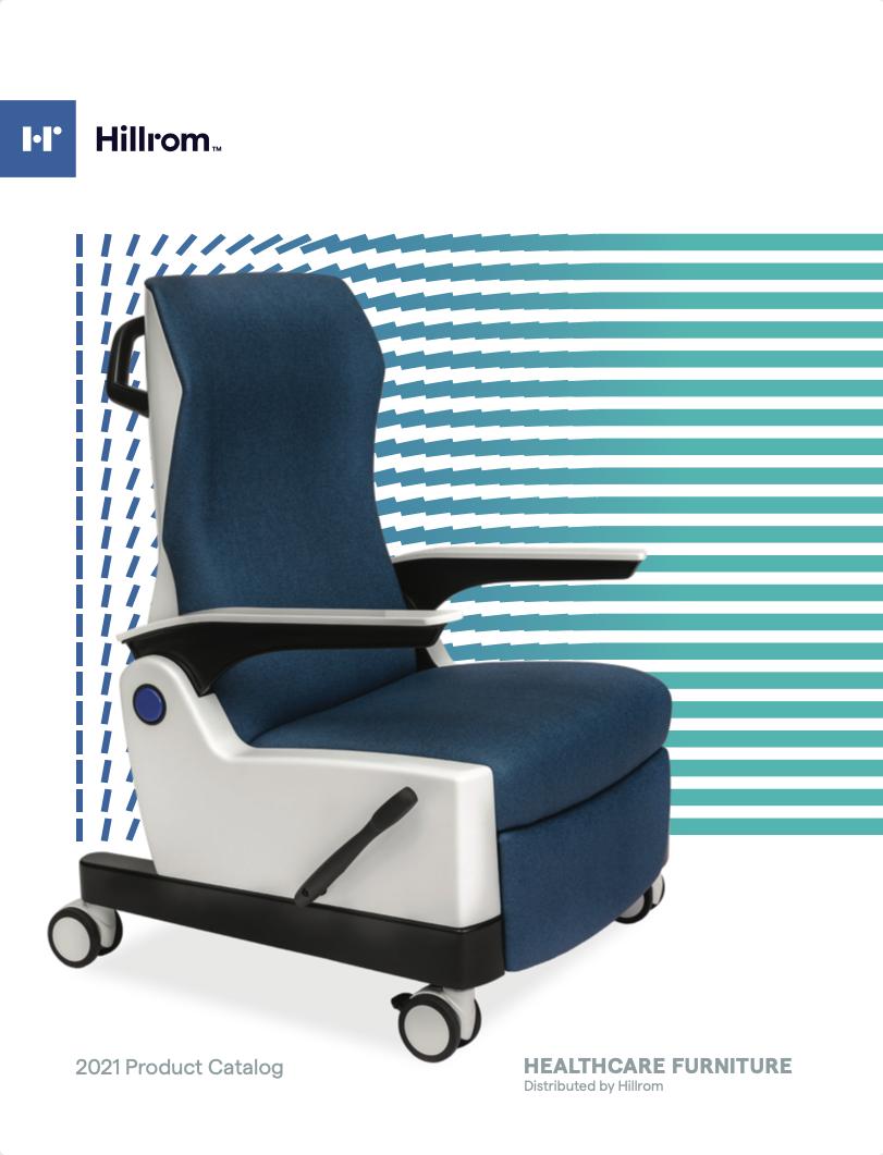 SINGLE TOP OVERBED TABLE Hillrom